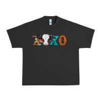 Pigment Black xoxo valentines day baby cow Urban Heavy Tee - Jasminsmagicworld