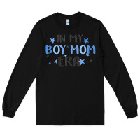 Black in my boy mom era Long Sleeve Tee - MaliasSmallBusiness