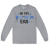 Heather Grey in my boy mom era Long Sleeve Tee - MaliasSmallBusiness