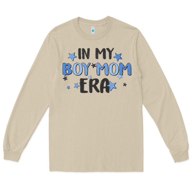 In My Boy Mom Era Long Sleeve Tee by MaliasSmallBusiness | Teevron