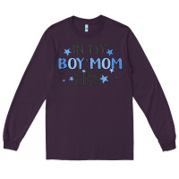 Plum in my boy mom era Long Sleeve Tee - MaliasSmallBusiness