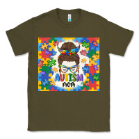 Army Green autism mom Classic Tee - MaliasSmallBusiness