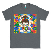Charcoal Heather autism mom Classic Tee - MaliasSmallBusiness