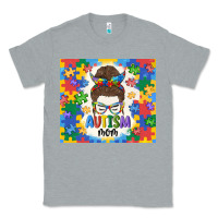 Heather Grey autism mom Classic Tee - MaliasSmallBusiness