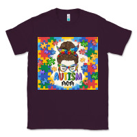 Plum autism mom Classic Tee - MaliasSmallBusiness