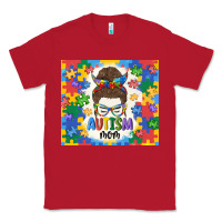 Red autism mom Classic Tee - MaliasSmallBusiness