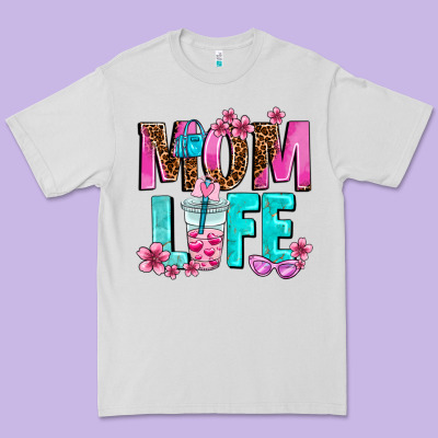Mom Life Premium Tee Designed By Adodesignshop