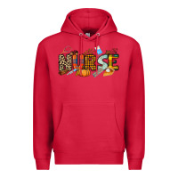Cardinal Fall Nurse Premium Hoodie - NancyCooperArtShop