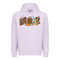 Lilac Fall Nurse Premium Hoodie - NancyCooperArtShop