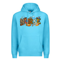 Ocean Blue Fall Nurse Premium Hoodie - NancyCooperArtShop