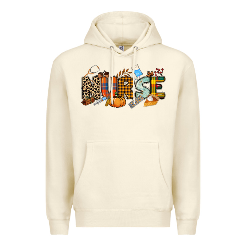 Fall Nurse Premium Hoodie by NancyCooperArtShop | Teevron