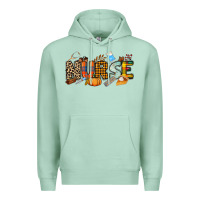 Seafoam Fall Nurse Premium Hoodie - NancyCooperArtShop