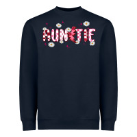 Navy auntie Heavyweight Sweatshirt - MaliasSmallBusiness