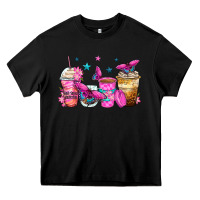 Black antisocial butterfly coffee cups Heavy Core Tee - Zillion Design Studio
