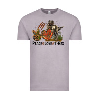 Vintage Zinc Western Peace Love T-Rex Vintage Tee - LillyAllenDesigns