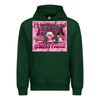 Forest Green i'm dreaming of a pink christmas Urban Hoodie - FaDigitalArtStudio