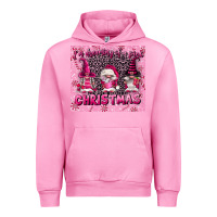 Fuchsia Pink i'm dreaming of a pink christmas Urban Hoodie - FaDigitalArtStudio