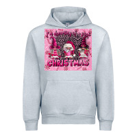Heather Grey i'm dreaming of a pink christmas Urban Hoodie - FaDigitalArtStudio