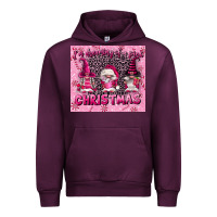 Mauve Wine i'm dreaming of a pink christmas Urban Hoodie - FaDigitalArtStudio