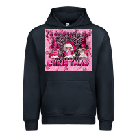 Navy i'm dreaming of a pink christmas Urban Hoodie - FaDigitalArtStudio