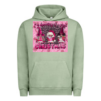 Pigment Oil Green i'm dreaming of a pink christmas Urban Hoodie - FaDigitalArtStudio