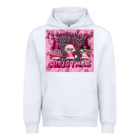 White i'm dreaming of a pink christmas Urban Hoodie - FaDigitalArtStudio