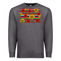Charcoal Heather Mexico Brushstroke Premium Sweatshirt - texasbilliewilder