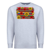 Heather Grey Mexico Brushstroke Premium Sweatshirt - texasbilliewilder