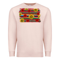 Pale Pink Mexico Brushstroke Premium Sweatshirt - texasbilliewilder