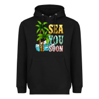 Black Sea you soon Heavyweight Hoodie - NancyCooperArtShop