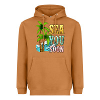 Meerkat Sea you soon Heavyweight Hoodie - NancyCooperArtShop