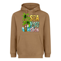 Toasted Coconut Sea you soon Heavyweight Hoodie - NancyCooperArtShop