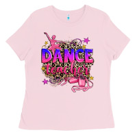 Bubblegum Pink dance teacher Ladies Tee - Zillion Design Studio