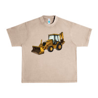 French Oak Backhoe Loader Truck Urban Heavy Tee - LillyAllenDesigns