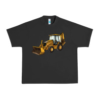 Pigment Black Backhoe Loader Truck Urban Heavy Tee - LillyAllenDesigns