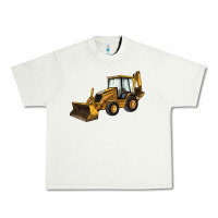 Pistachio Backhoe Loader Truck Urban Heavy Tee - LillyAllenDesigns