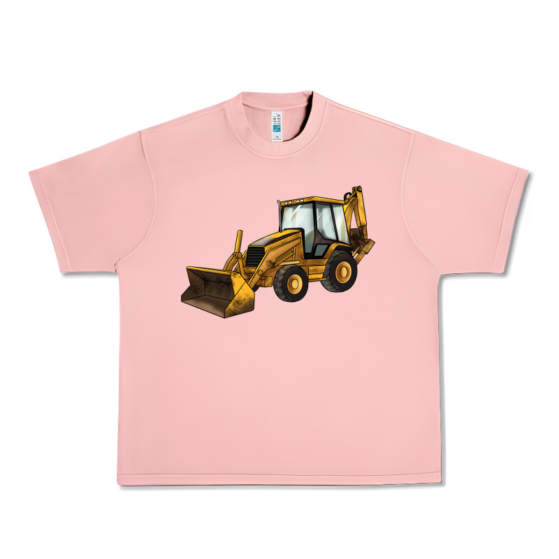 Backhoe Loader Truck Urban Heavy Tee by LillyAllenDesigns | Teevron