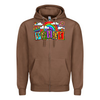 Chestnut pride Zipper Hoodie - LillyAllenDesigns