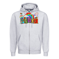 Heather Grey pride Zipper Hoodie - LillyAllenDesigns