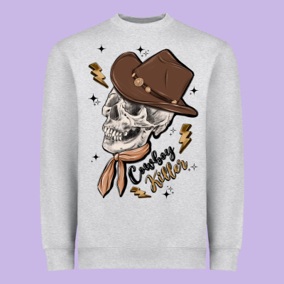 Cowboy Killer Heavyweight Sweatshirt Designed By Maliassmallbusiness