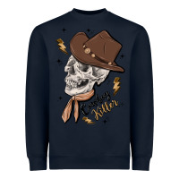 Navy cowboy killer Heavyweight Sweatshirt - MaliasSmallBusiness