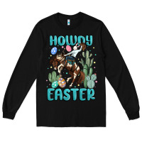 Black howdy easter Long Sleeve Tee - MaliasSmallBusiness