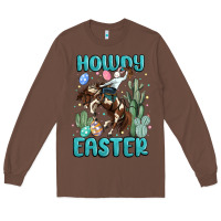 Chestnut howdy easter Long Sleeve Tee - MaliasSmallBusiness