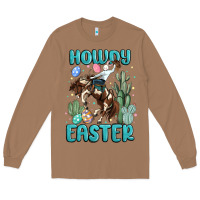 Toasted Coconut howdy easter Long Sleeve Tee - MaliasSmallBusiness