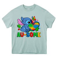 Arona ausome stitch autism Heavy Core Tee - Zillion Design Studio