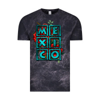 Cloud Black mexico with roses Vintage Tee - Jasminsmagicworld