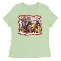 Matcha christmas goats Ladies Tee - RanaPortraitStore