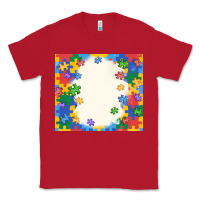Red autism Classic Tee - MaliasSmallBusiness