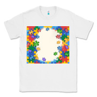 White autism Classic Tee - MaliasSmallBusiness