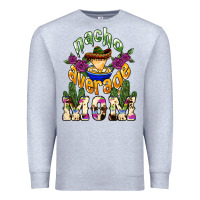 Heather Grey Nacho average Mom Premium Sweatshirt - NancyCooperArtShop